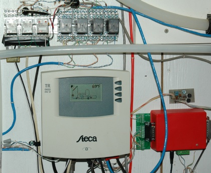 solar controller and monitoring electronics